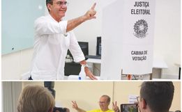 Candidatos ao governo estadual votam na parte da manhã em Santa Catarina