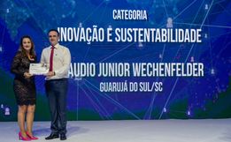 Prefeito de Guarujá do Sul conquista selo de empreendedorismo 