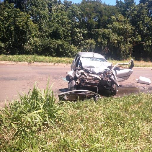 Morre vítima de acidente entre carro e camionete na BR-163, em Guaraciaba
