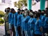 Escola Cívico Militar de São Miguel do Oeste realiza ato cívico na praça