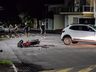 Colisão entre carro e moto mobiliza bombeiros e PM em SMO