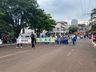 Linha do tempo sobre agricultura e indústria foi trabalhado no desfile cívico
