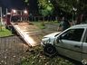 VÍDEO: Motorista invade praça e foge do local em São Miguel do Oeste