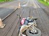 Jovem fica ferido em queda de motocicleta na SC 163, em Itapiranga