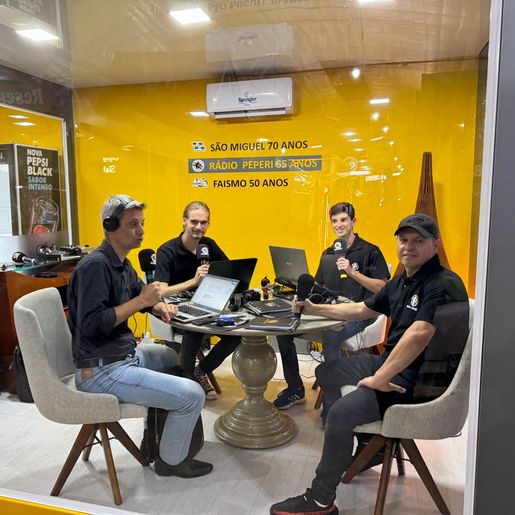 Peperi conclui instalação do novo estande e inicia transmissões da Faismo