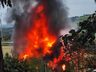 Incêndio destroi casa às margens da SC-163