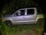 Saída de pista deixa homem ferido na BR-282 entre SMO e Maravilha