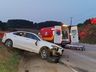 Acidente na BR-163 em Guarujá do Sul deixa uma pessoa ferida