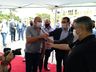 FOTOS: SJCedro e Palma Sola são contemplados com maquinário agrícola