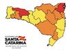 SC tem duas regiões com nível gravíssimo para a Covid-19