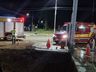 Idosa fica ferida ao cair em fosso de tanque de combustível