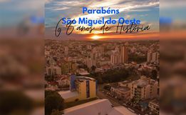 São Miguel do Oeste completa 68 anos de emancipação