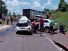 Caminhão de SMOeste se envolve em grave acidente no Paraná