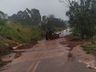 Rodovias estaduais da região estão interditadas visto as fortes chuvas