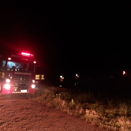 Incêndio em vegetação mobiliza bombeiros de Itapiranga