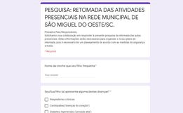 Educação de São Miguel do Oeste avalia retorno das aulas presenciais