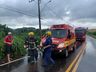 Colisão frontal deixa uma pessoa ferida na SC 163; VÍDEO