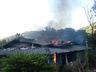 Casa é destruída por incêndio no interior de Guarujá do Sul