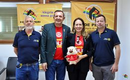 Casal governador destaca visitas aos clubes do Rotary Club