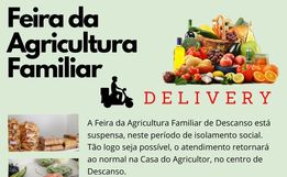 Feirantes de Descanso organizam venda delivery dos produtos durante a quarentena