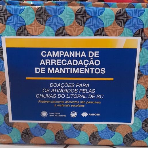 Municípios arrecadam donativos para atingidos pelas chuvas em  SC
