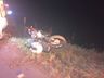 Colisão frontal deixa motociclista ferido na SC-283 em Mondaí