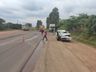 VÍDEO: colisão entre caminhão e carro deixa condutor de 18 anos ferido na BR 163
