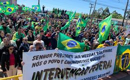 Movimentação no trevo de SMOeste é intensa nesta quarta-feira
