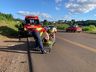 Colisão entre motocicletas deixa três feridos na BR-163 