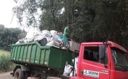 Mondaí recolhe 40 toneladas de materiais recicláveis no interior