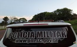 Motocicleta é apreendida no centro de Itapiranga 