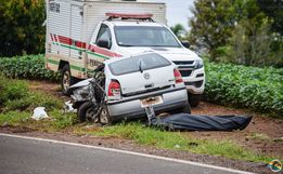 Homem morre em acidente na SC-163 entre Descanso e Iporã do Oeste
