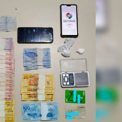 Polícia Militar prende duas pessoas por tráfico em São Miguel do Oeste