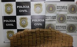 Dupla é presa com 114kg de maconha em Tenente Portela