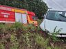 Motorista embriagado perde controle da direção e sai da pista na BR-163