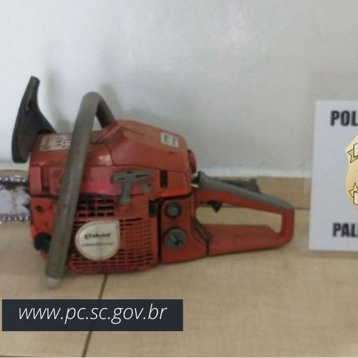 Polícia Civil recupera motosserra furtada em Palma Sola