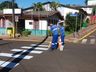 Tunápolis trabalha no feriado para reforçar sinalização viária 