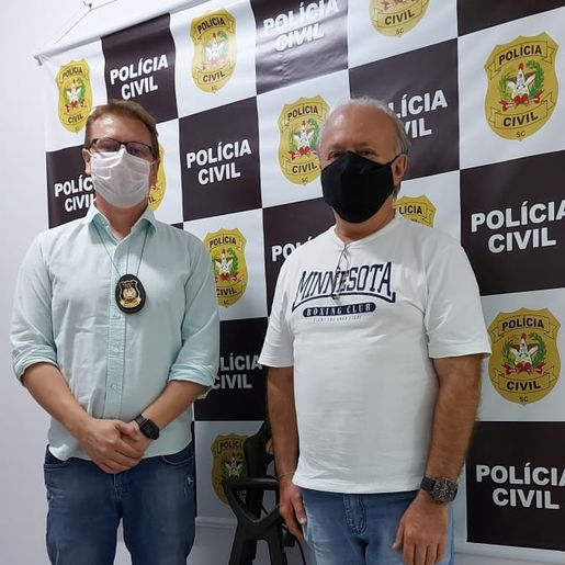 Polícia Civil de Descanso apreende objetos furtados e recebe doação de equipamento recuperado