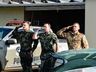Militares do 11ºBPM/Fron prestam homenagem à PM morto após acidente em SC