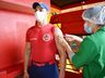 Vídeo: Bombeiros de Campo Erê recebem primeira dose da vacina da Covid-19