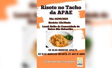 Apae realiza neste sábado o tradicional “Risoto no Tacho” em São Miguel do Oeste