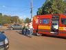 Motociclista fica ferido em colisão com caminhonete no centro de Iporã do Oeste