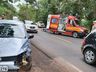 Colisão entre carro e moto é registrada na SC 163 em Iporã do Oeste