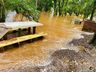 FOTOS: Nível de água do Rio Uruguai começa estabilizar em Itapiranga