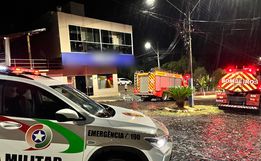 Incêndio atinge empresa no centro de Paraíso 