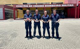 Bombeiro de Iporã do Oeste realiza curso para pilotar drone em ocorrências