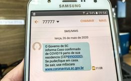 Moradores de São Miguel recebem SMS sobre casos de COVID-19