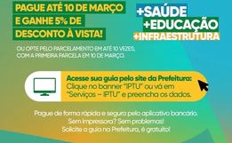 Cota única do IPTU com 5% de desconto vence nesta segunda em São Miguel do Oeste