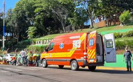 Bombeiros atendem segundo acidente em menos de 24h no centro de Iporã