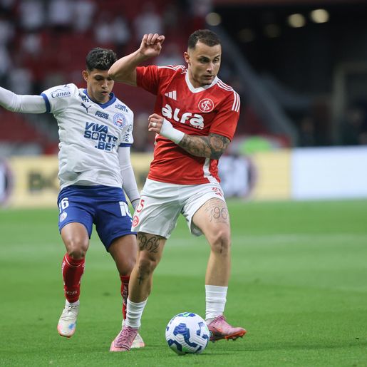 Bahia marca nos acréscimos e arranca empate com o Inter